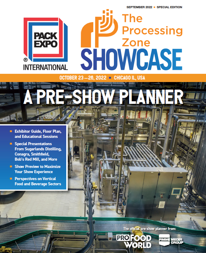 Pro Food World 2022 PACK EXPO Processing Zone Showcase