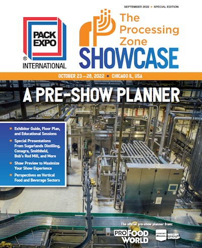 Pro Food World 2022 PACK EXPO Processing Zone Showcase