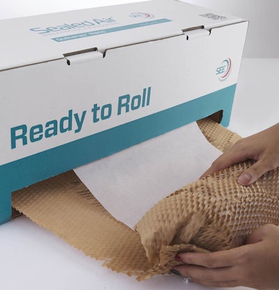 Sealed Air launches paper-based cushioning products.
