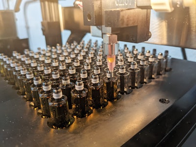 Once filled by hand, a time consuming and wasteful process, hundreds of cartridges are now processed at Loud Labs in a matter of minutes cleanly and without waste with Thompson Duke automatic machines powered by Festo.