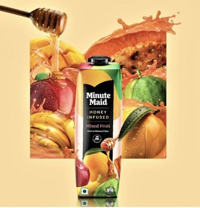 Coca-Cola's new range of Minute Maid drinks is packaged in Tetra Pak's Tetra Stelo Aseptic carton.