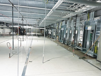 Walk-on ceilings over processing zones are being built as interstitial spaces today, where maintenance can happen without risk of contaminating food below.