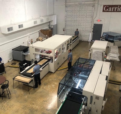 Garrido Printing Equipment opened its Factory Training Center in 2022 to provide customers with a first-class FAT experience.