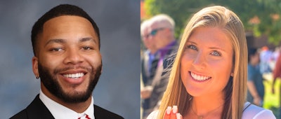 Gabrien Gillespie (left) is the Robert Testin Outstanding Senior in Packaging Science winner, and Elizabeth Verdery (right) becomes the Packaging World Outstanding Packaging Science Senior.