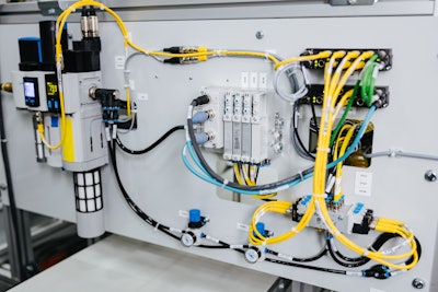 IP67-rated EtherCAT Box modules from Beckhoff are convenient for direct mounting on the USS machine.