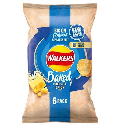 The new Walkers board-based multipack packaging is sold at 800 Tesco locations.