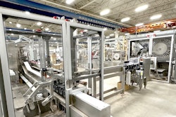 JJM Packaging's pre-owned R.A Jones cartoner, the Criterion 2000, stationed at the R.A Jones Covington, KY facility where the line is undergoing reconfigurations.