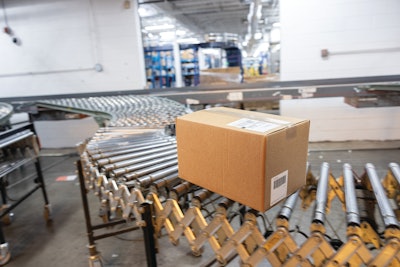 Cases potentially get a manual application of void fill, when necessary, before top closing, weighing, rates shopping, and routing to the correct carriers.