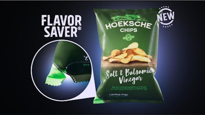 Hoeksche Chips' new bag features a removable corner to easily access the last crumbs.