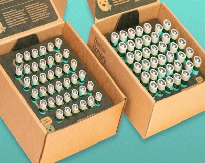 Better Battery Co's packaging doubles as a container to return and recycle batteries.