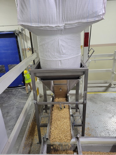 The pilot implemented on a grain production line reduced food waste on the line by more than 70%.