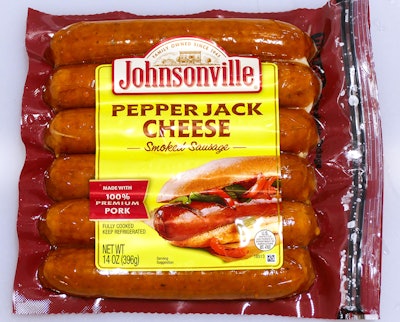 After packaging, Johnsonville sausages go through a cook/pasteurize and chill process before being put into boxes.