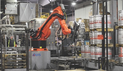Packaging Robotics: Kuka robot at Yuengling
