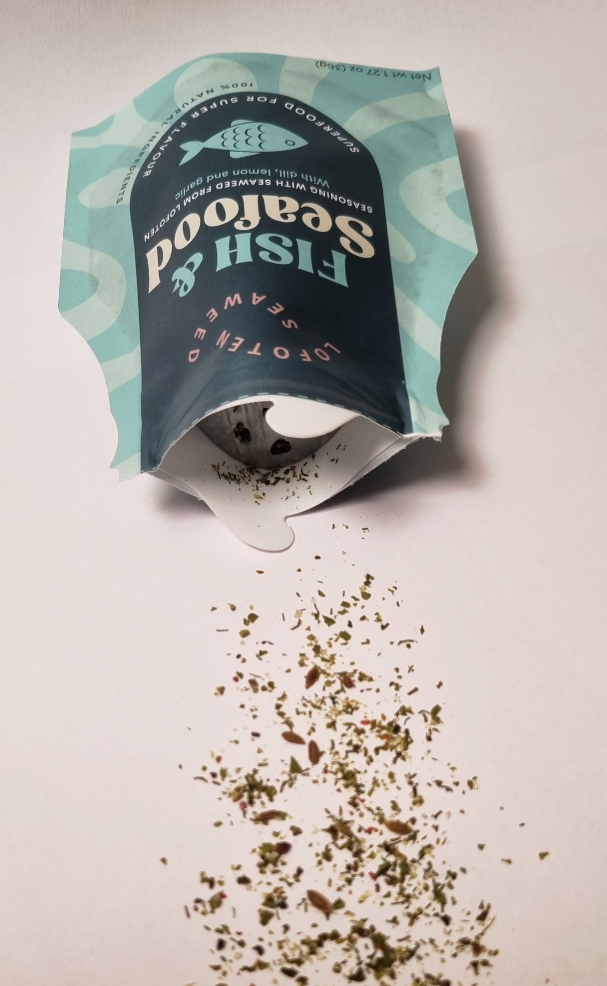 Push & Dose is a bottom-gusseted standup pouch with a perforated tear-off top that holds 1 to 3 oz of product depending on product density.