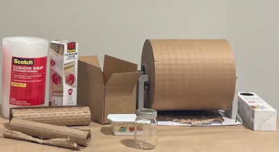 Sustainable Packaging—Scotch Cushion Lock Protective Wrap from 3M.