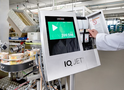 The ink cartridges on the IQJET are easy to recycle. They are made from a single-grade PE plastic and every last drop of ink gets used.