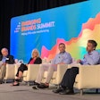 Co-manufacturers and co-packers provide insight to emerging brands about how to grow their business. From left to right: Ron Puvak, Contract Packagers Association; DeAnn DeVenney, Maverick Packaging; Dillon Vincent, Crystal Packaging; and Paul Shrater, Minimus Products.