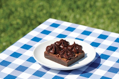 ReGrained baking mixes (used to make this brownie) are based on SuperGrain+ flour, made from brewers’ spent grain.