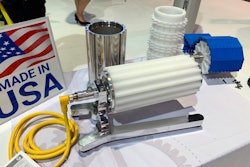 At PACK EXPO Las Vegas 2023, VDG showed off its new line of sanitary drum motors with interchangeable profiled sleeves to handle different styles of modular belts.