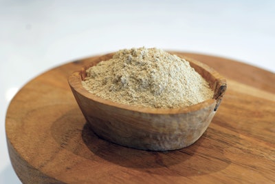 Upcycled from the oat milk byproduct, SunOpta’s OatGold has a higher concentration of protein and fiber than the original oats that went into it.