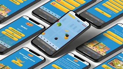 A QR code on the packaging whisks consumers away to a web app-based connected experience tailored to accomplish specific goals, like introducing a tethered cap.