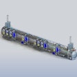 The continuous sterilizer is an inline solution meant to ensure better quality with its capacity to sterilize over 800 pouches per minute, or half a ton of product every five minutes.