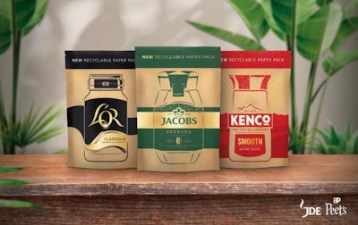 JDE Peet's is launching a new paper pack for its soluble coffee ranges.