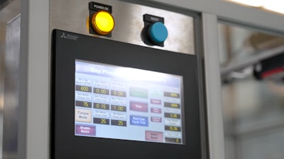 All settings are controlled through a user-friendly HMI. Recalling recipe-driven settings for changeovers is easy.