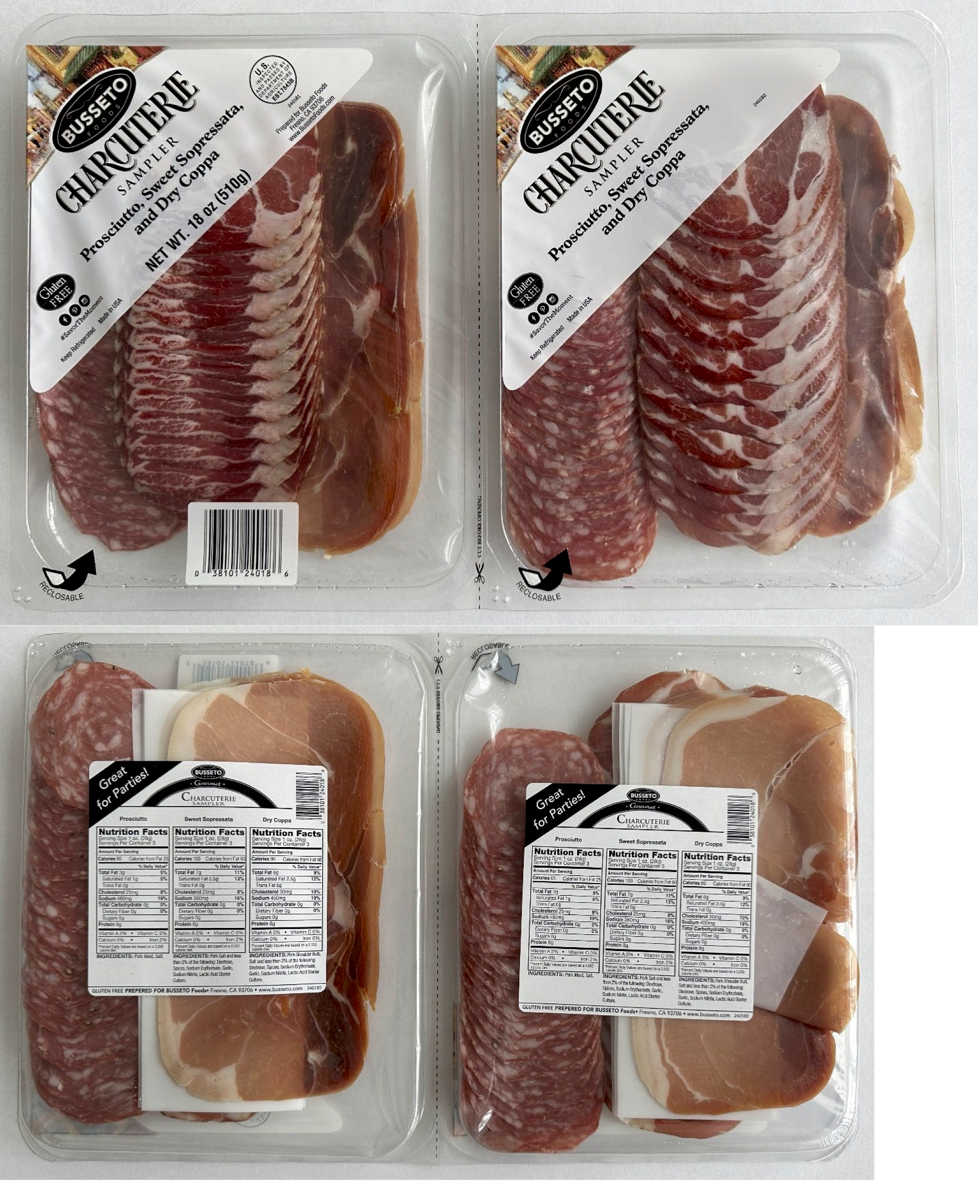 Sam's Club meat recall charcuterie tray Busseto