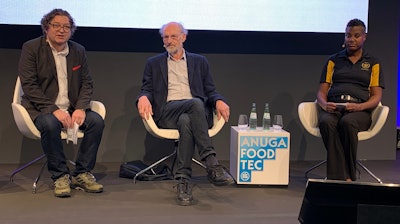 At Anuga FoodTec in Cologne, Germany, panelists discuss the pros and cons of insects as a novel food source.
