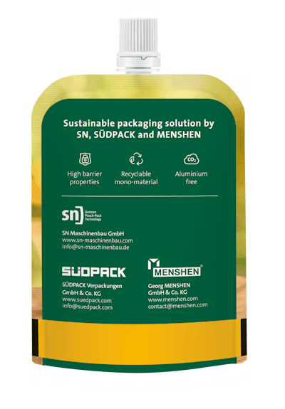 Doypack Mit Spout Back