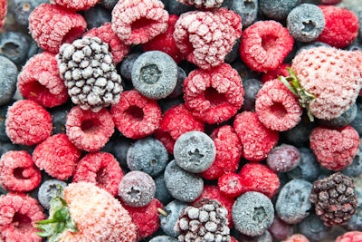 Frozen fruit market sales