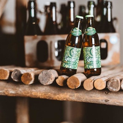 Brau Union Austria's new reusable bottle is one-third lighter than conventional reusable containers.