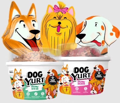Dog Yurt, a single-serve non-dairy yogurt for dogs that even includes mix-ins, is an example of the humanification of pet foods.