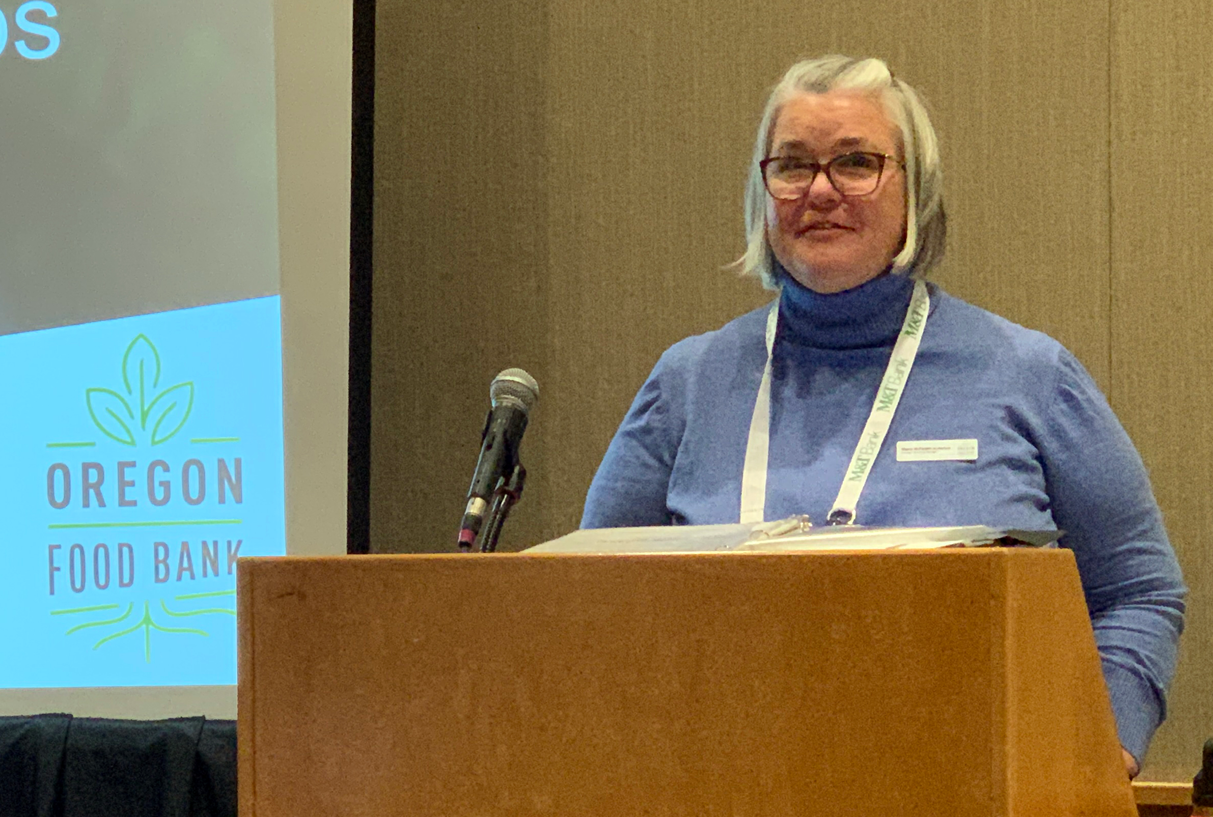 Sharon McFadden of the Oregon Food Bank explains why food companies should consider donating mislabeled and other types of products to their local food bank.