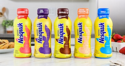 All seven Nesquik flavors will be available with the new recyclable shrink-sleeve label by June of this year.