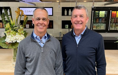 David Booth, left, has been named as the successor to Patrick Criteser, right, as president and CEO of the Tillamook County Creamery Association.