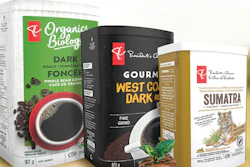 Shown here are three sizes of the innovative canister filled by Club Coffee under the President’s Choice brand.