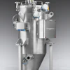 PNEUMATI-CON® Pharmaceutical Grade Filter Receiver for vacuum and positive-pressure systems offers total dust containment and tool-free interior access.