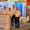 From left: Andrés Hernando, CEO; Carole Tonello, VP of Business Development; Jorge Marraud, Hiperbaric Asia Director; and Guangqi Zeng, China Market Manager.