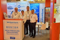 From left: Andrés Hernando, CEO; Carole Tonello, VP of Business Development; Jorge Marraud, Hiperbaric Asia Director; and Guangqi Zeng, China Market Manager.