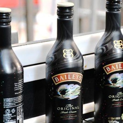 Baileys' new aluminum cans are projected to reduce the product's life-cycle carbon footprint by 44% compared to glass bottles.