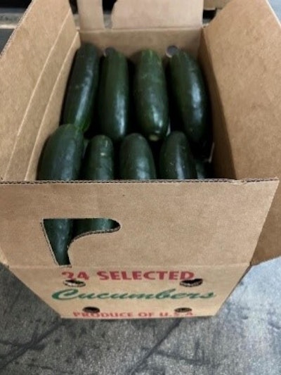 Salmonella cucumber recall