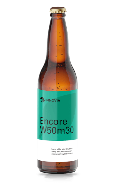 Encore W50m30 Glass Bottle White