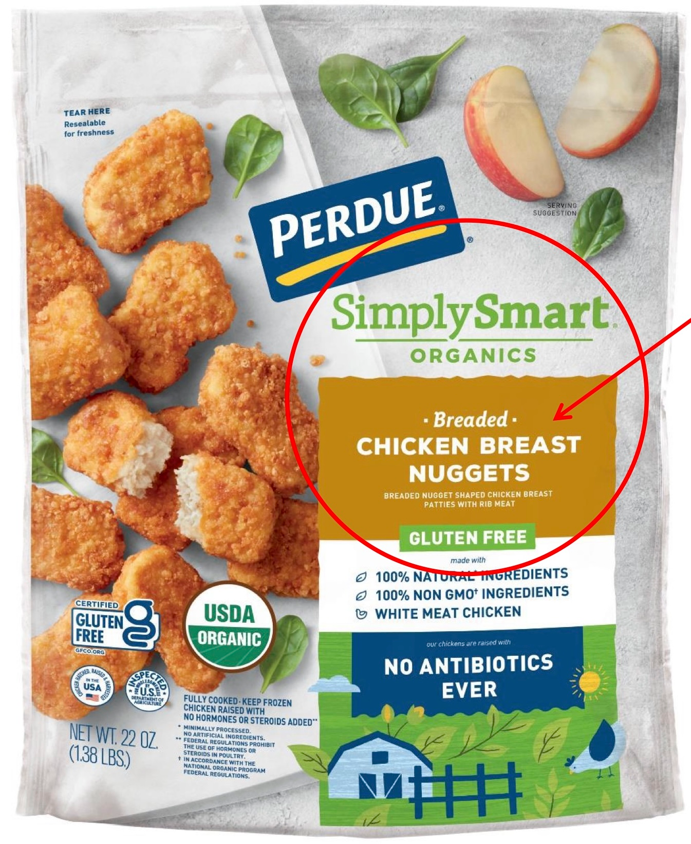 Perdue chicken nugget recall metal wire