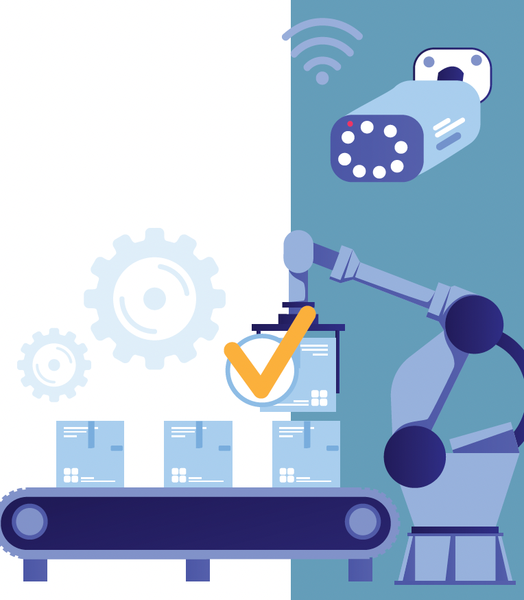 AI solutions have much better accuracy rates compared with traditional rule-based vision inspection.