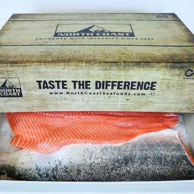North Coast Seafood's new reusable packaging is also closed-loop recyclable.