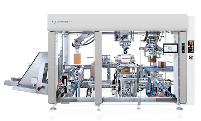 Schubert North America's Lightline case packing system.