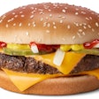 McDonald's has removed the Quarter Pounder hamburger from restaurants in the affected area.
