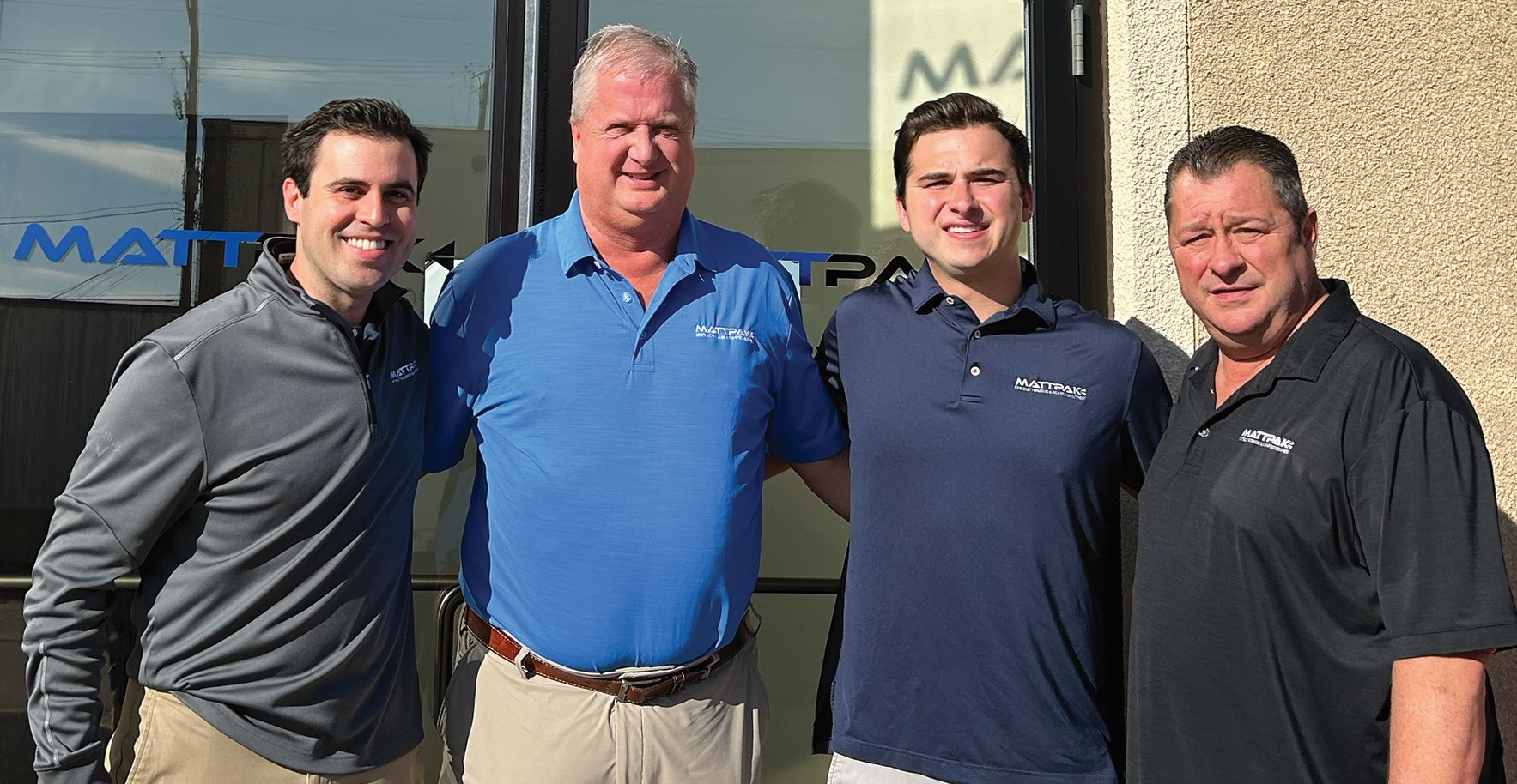 MattPak's team at their facility.